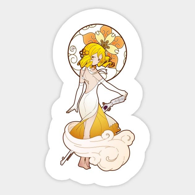 Mami Tomoe - Nouveau edit Sticker by YueGraphicDesign